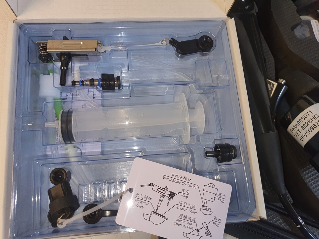 Videoendoskop EickView 150-8 HD+, Aussen Ø = 8,0 mm, Arbeitskanal Ø = 2,8 mm, L = 150 cm, SN: VFV509670 - Gebraucht und repariert, Baujahr 2025