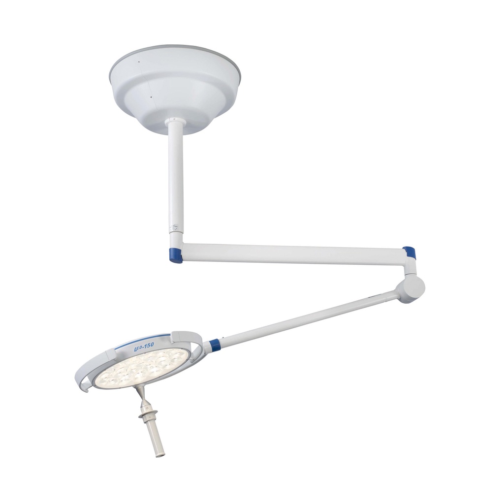 [6129420250] Lampada Dr Mach LED 150 - Modello a soffitto con braccio SWING, fuoco fisso, 110.000 lux (bis 2,50 m)