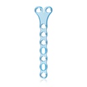 EickLoxx Small Contour 3.0 Y-alakú csontlemez, 9 lyuk, 18 × 72 mm, 2.7 / 3.5 rendszer, világoskék