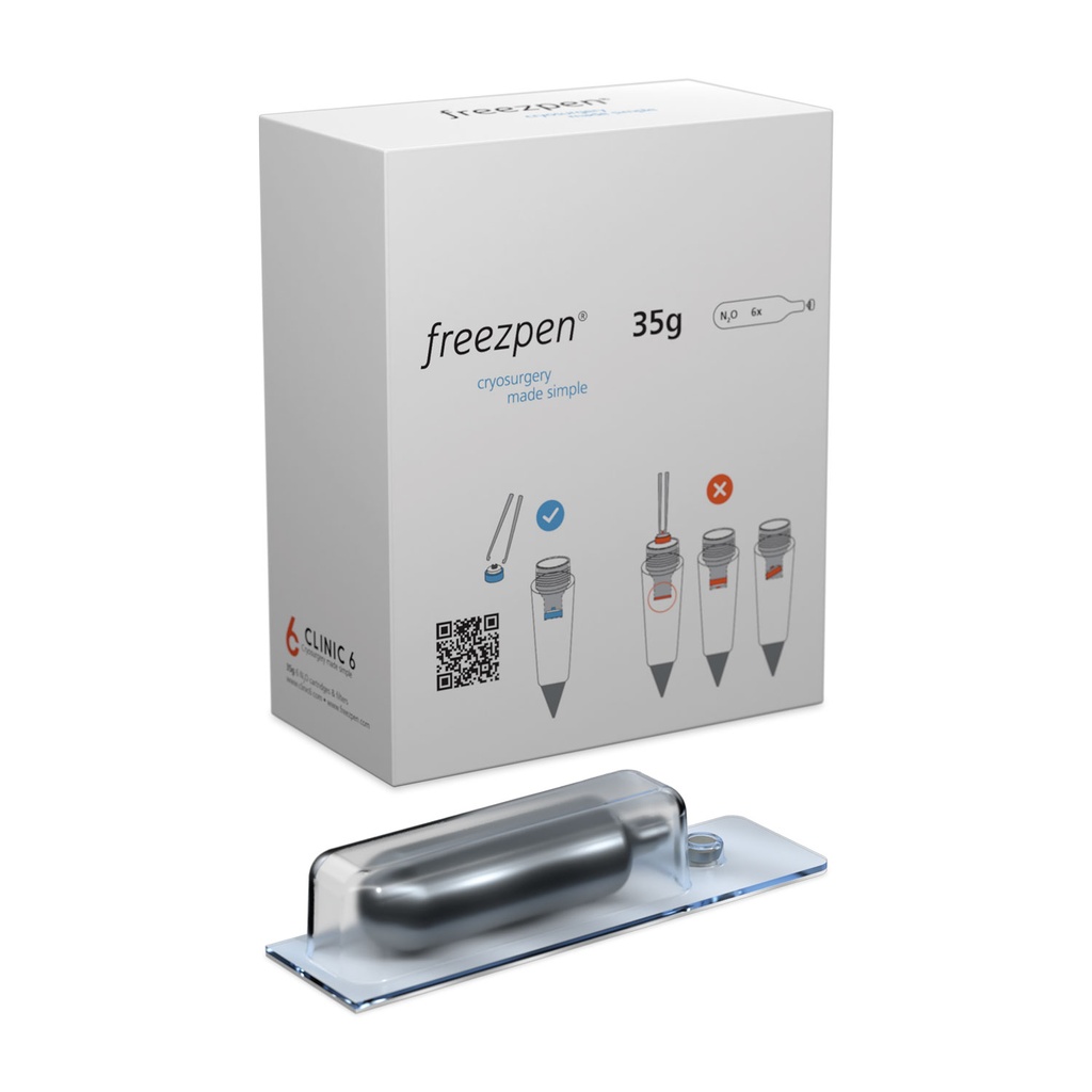 [173415] Cartucce N₂O  per Freezpen 35g, 6 pz