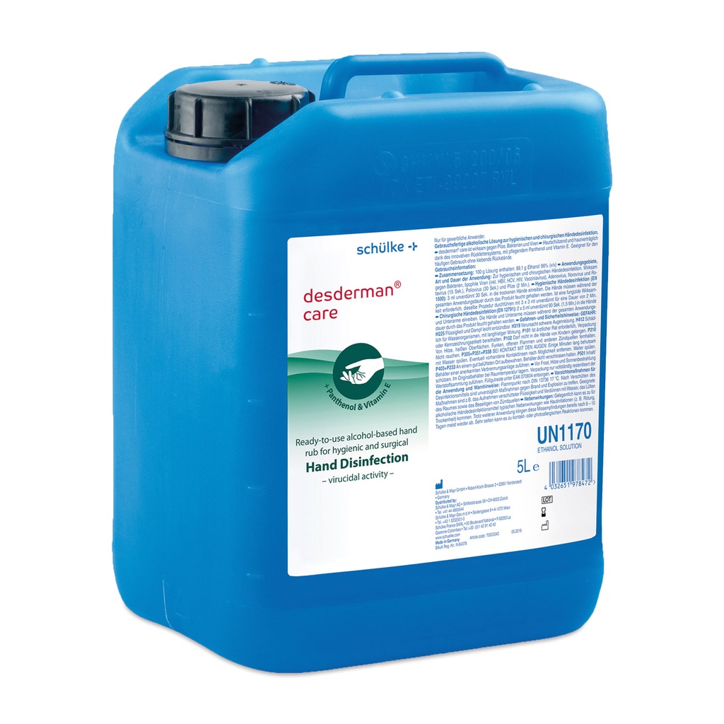 Schülke desterman® care Disinfettante per le mani, 5 litri