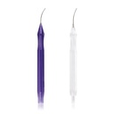Sistema I/A 22G, bimanuale, punte lucide, cannule curve, Ø 0,45 mm / 1 manico aspirazione Ø 0,35 mm, per PhacoVet,monouso