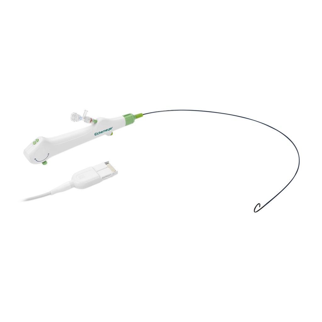 Uteroscopio semi monouso EickView 65SD-URS, L 65 cm, Ø est. 2,1 mm, Ø canale di lavoro 1,2 mm