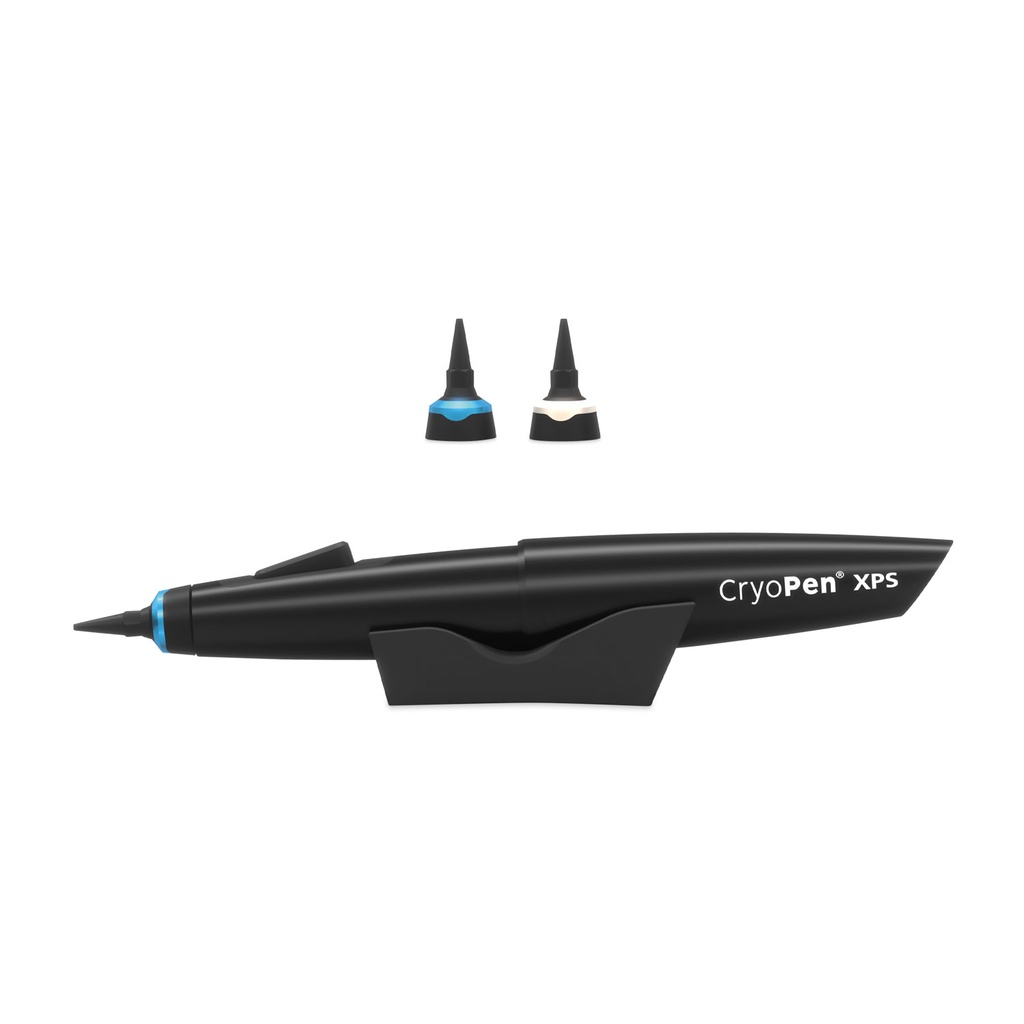 CryoPen XPS, 12 db 8 g-os patronnal és 1 db CryoPen fejjel (kék 1–3 mm / fehér 2–4 mm)