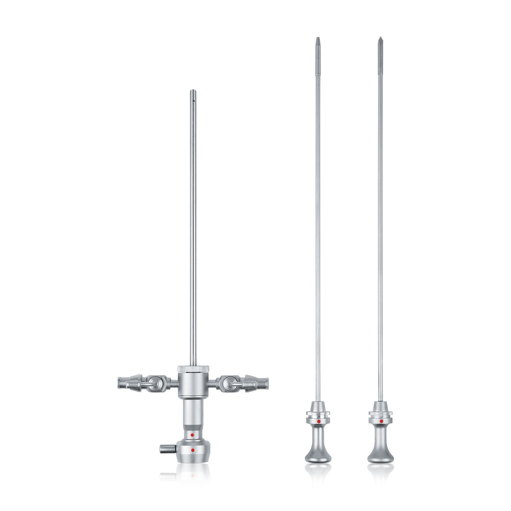Ottica per artroscopia, con due rubinetti, Ø = 2,7 mm, L = 174 mm