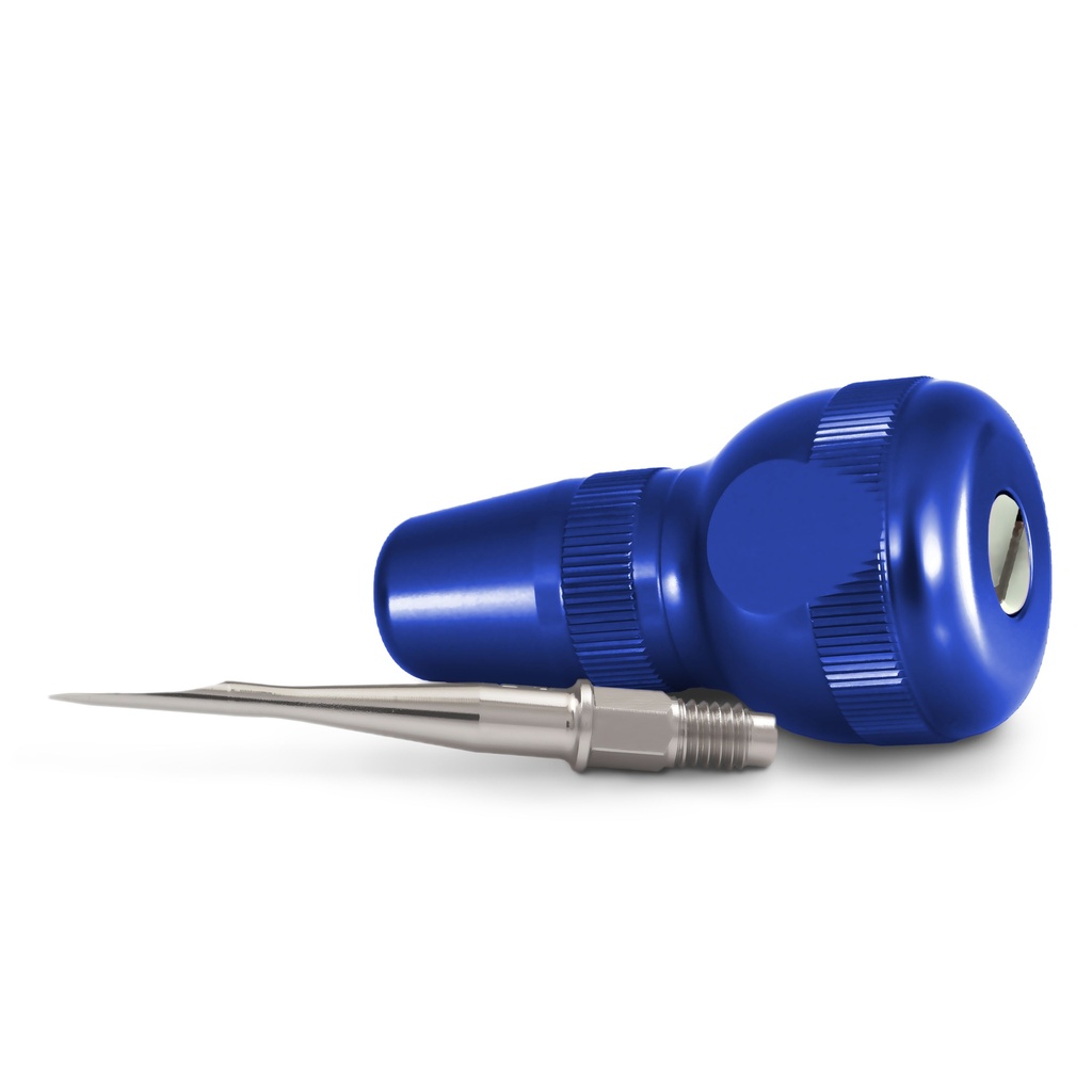 Dentanomic Equine-håndtag, langt, handske­størrelse > 7,5, blå