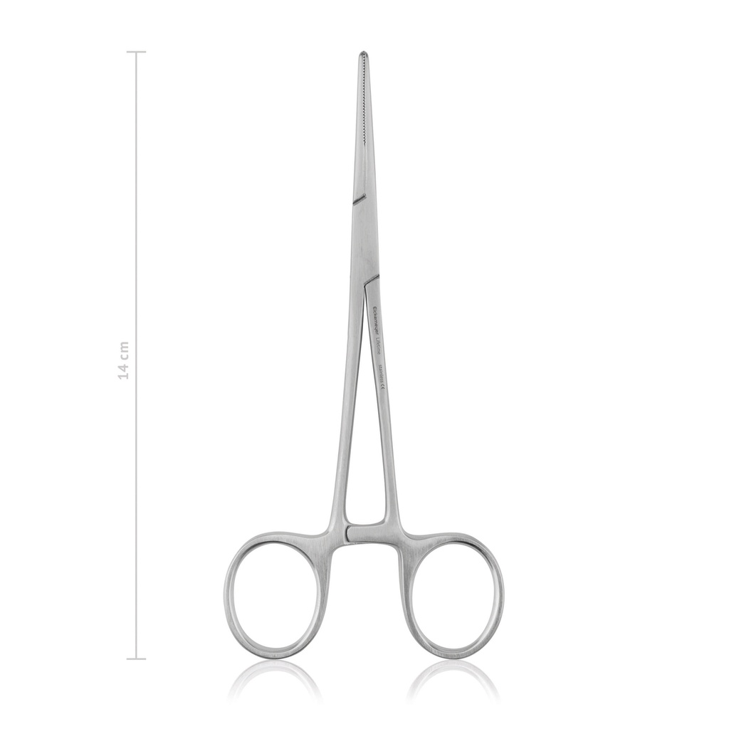 Pinza per arterie Kelly, L 14 cm dritta