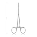Pinza per arterie Kelly, L 14 cm dritta
