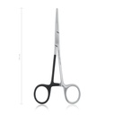 Pinza per arterie KELLY, 14 cm, dritta, per mancini