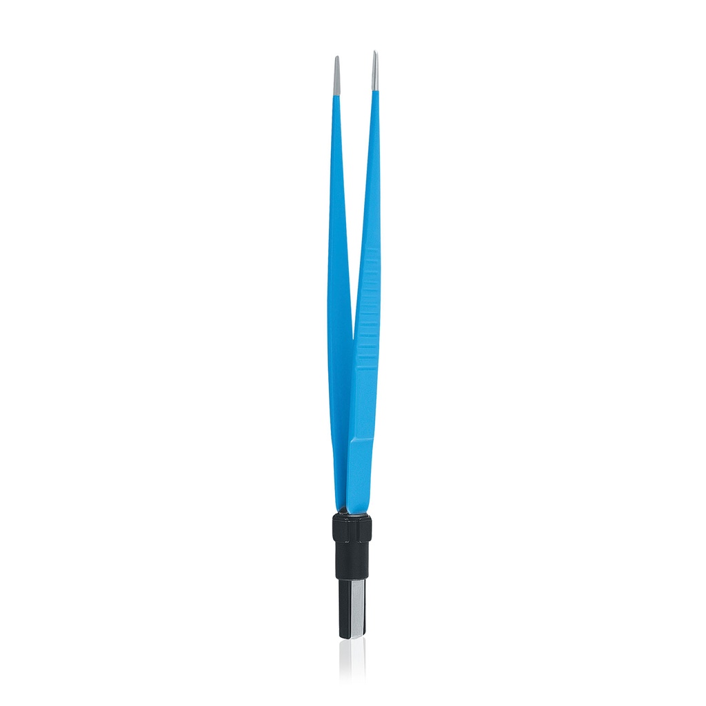 [323107] Pinza bipolare dritta per elettrobisturi EickTron, L 15 cm