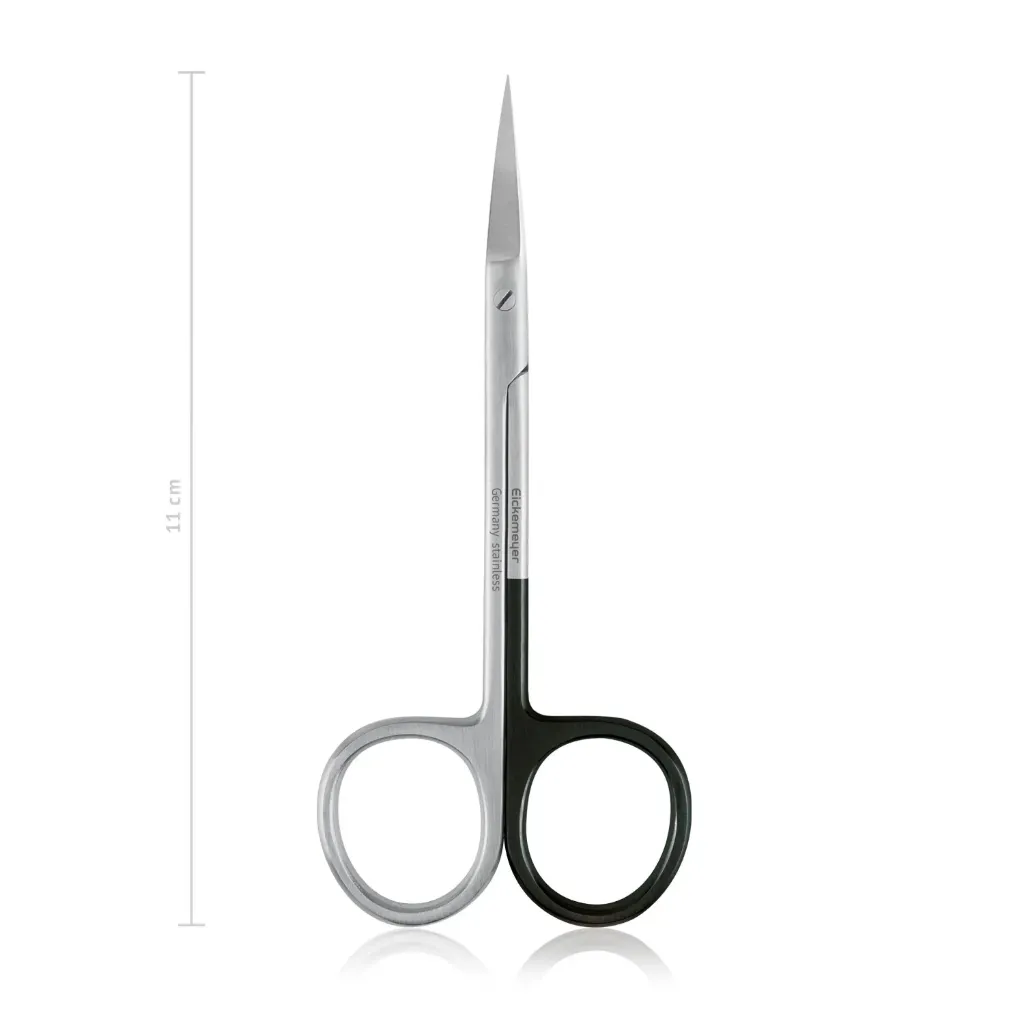 Irisschere für Linkshänder, 11 cm, fein, gerade, sp/sp