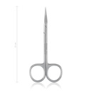 Irisschere für Linkshänder, 11 cm, fein, gerade, sp/sp