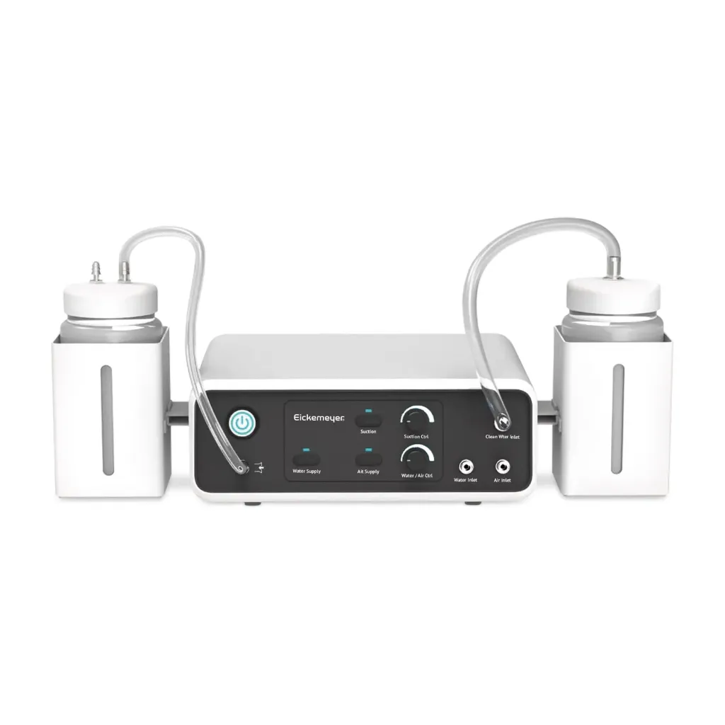 EickFlow Trio: Pompa di aspirazione e irrigazione con insufflazione d'aria