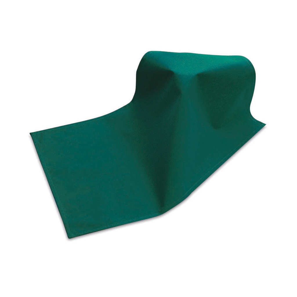 Telo chirurgico di tessuto, verde, autoclavabile, 76 x 90 cm