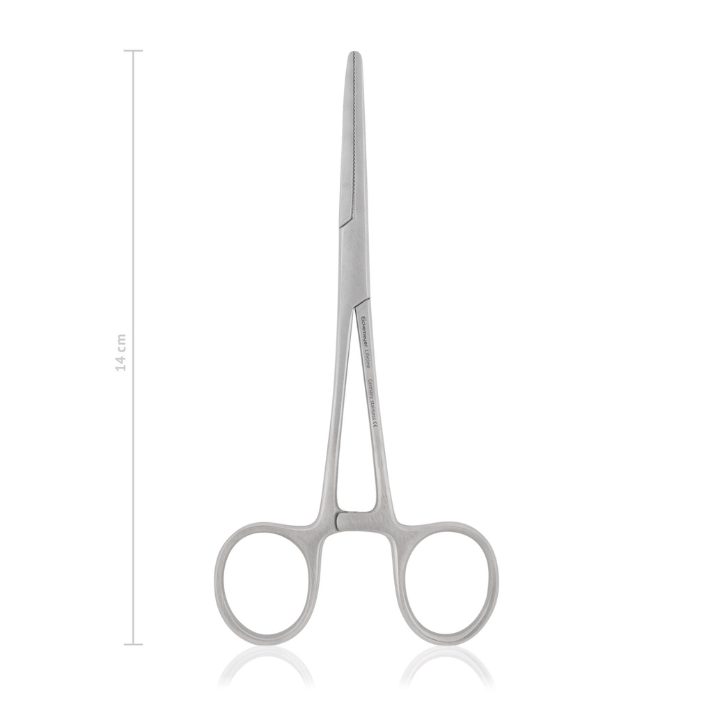 [141914] Pinza emostatica PEAN, 14 cm, curva