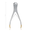 Pinza taglia fili, 22 cm, per fili morbidi fino a 3,5 mm risp. fili duri a 2,5 mm, con inserti in