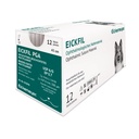 EickFil PGA, USP 6/0, EP 0.7, 1/4 cerchio, x VSP 8 mm 300 µm, Ago doppia spatola, viola, L 45 cm,