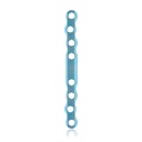 EickLoxx S-Typ Knochenplatte 8-Loch, 88 x 8 x 3.2mm, Titan, gelb,