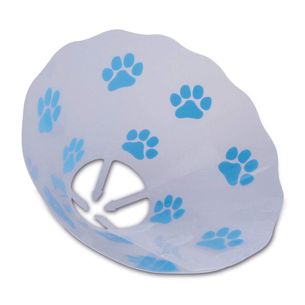 Collare FUNCOL, 30cm, con impronte di colore blu; confz. da 12 pz