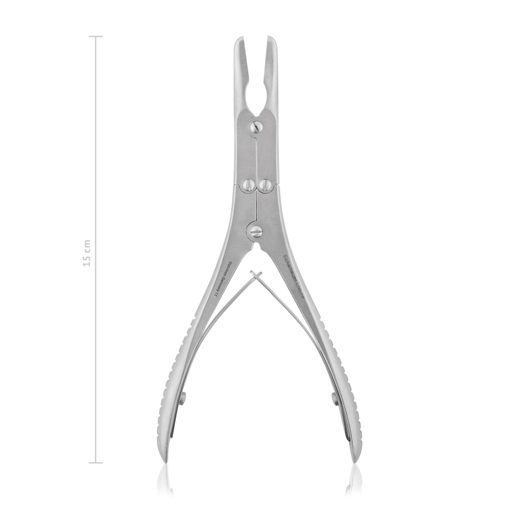 Pinza taglia ossa BÖHLER, dritta, doppia azione, 15 cm