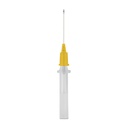 Aghi cannula JELCO gialli 24/G mm 0,7 x 19, confezione da 50 pezzi