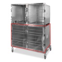 Gabbia SHOR-LINE, larghezza 1524 mm, altezza 914 mm, doppia porta