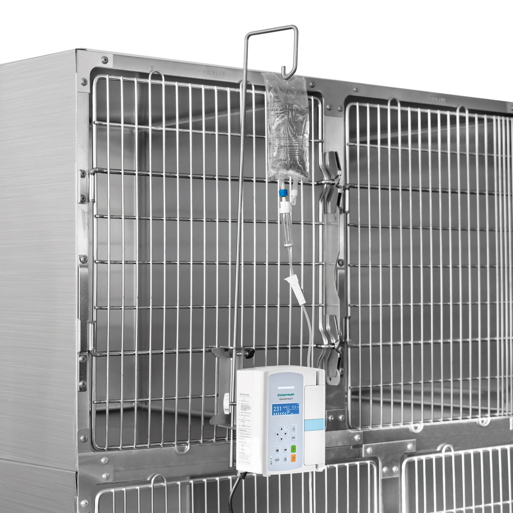 Supporto infusione per pompe 402080 e 402065, per montaggio sulla gabbia