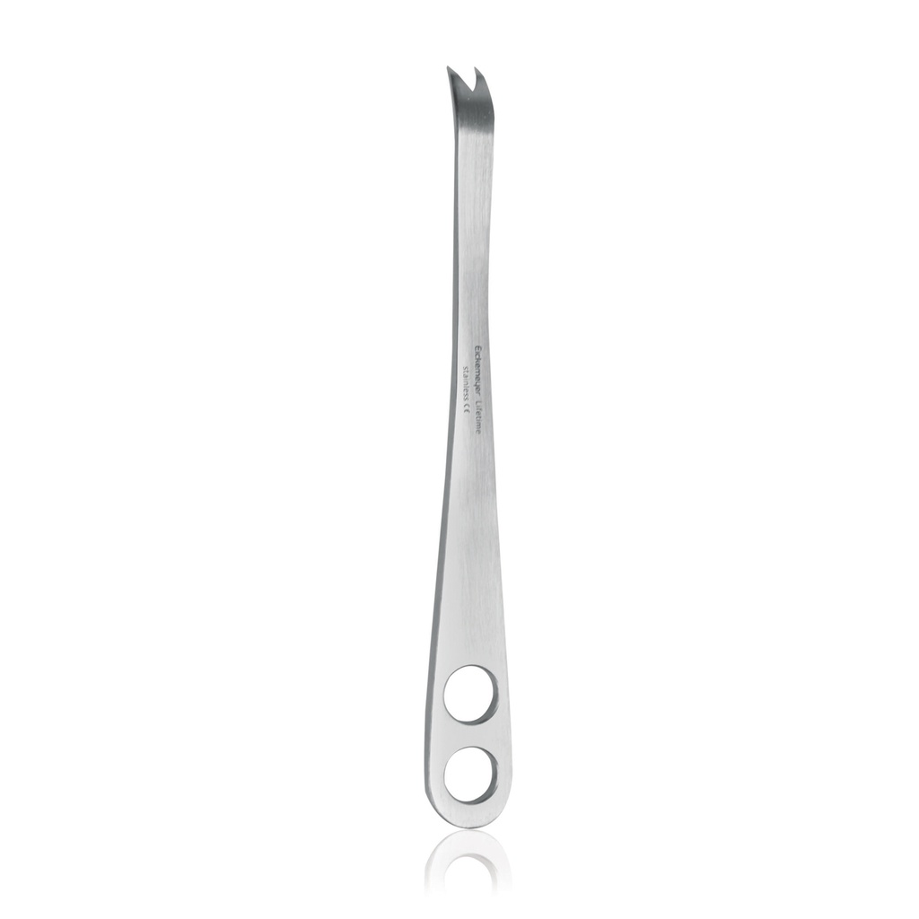 [182714] Elevatore ossa 14 cm, con V tagliente per la divisione del legamento teres