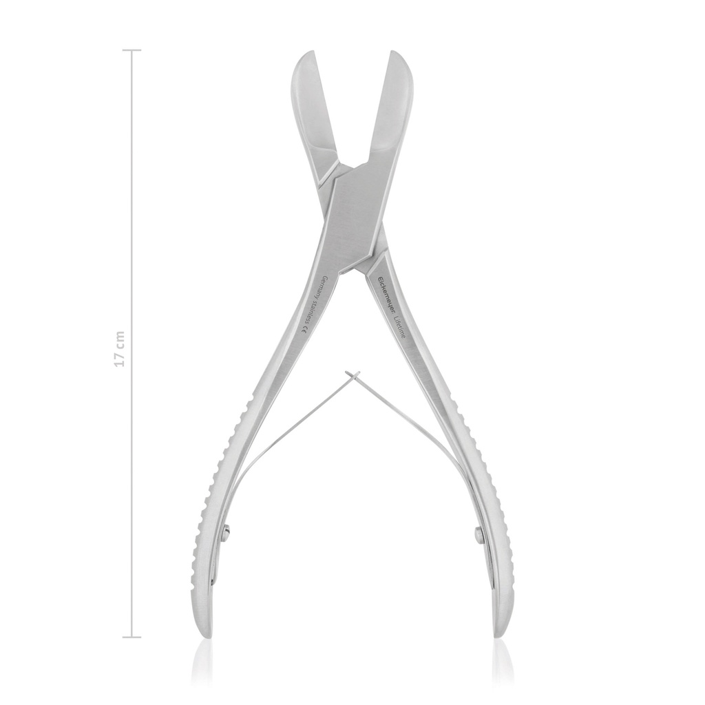 Pinza per riposizione ossa LISTER, 17 cm, dritta
