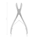 Pinza per riposizione ossa LISTER, 17 cm, dritta