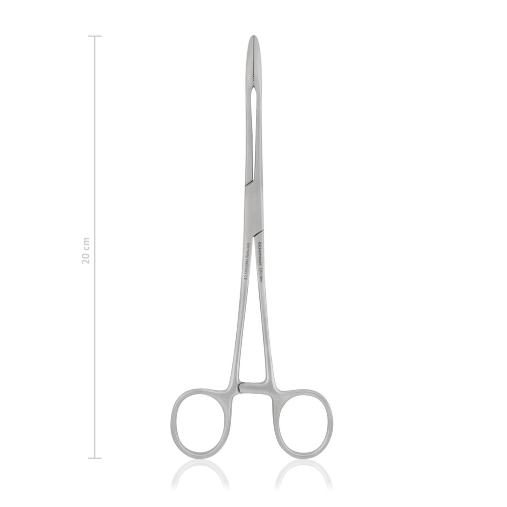 [137020] Pinza per spugna e tampone GROSS, 20 cm,  dritta, con fissatore