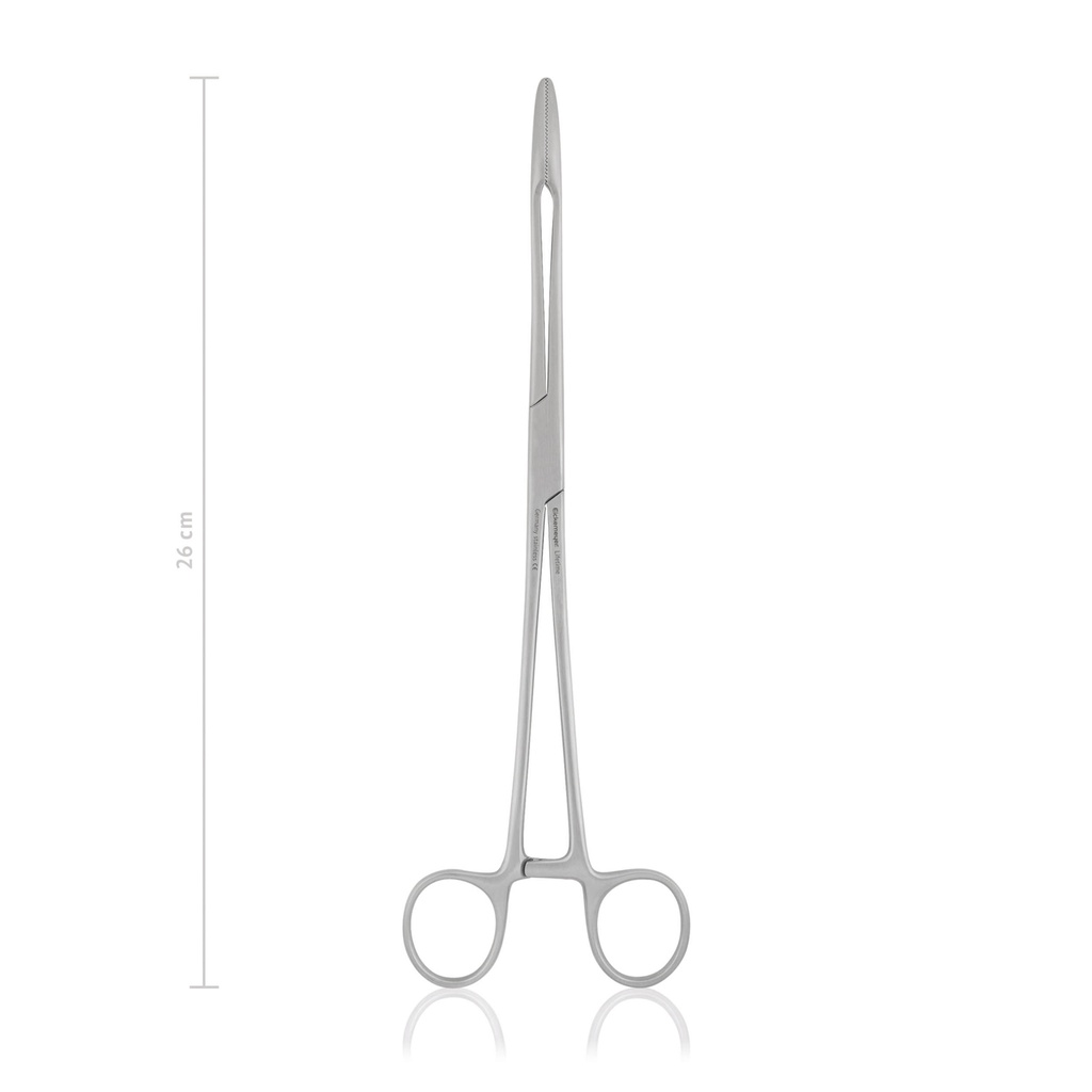 [137426] Pinza per spugna e tampone MAIER, 26 cm, dritta, con fissatore.