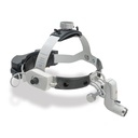 Lampada frontale HEINE ML 4 LED senza fili, con caricatore mPack integrato nella fascia frontale Professional, J-008.31.415