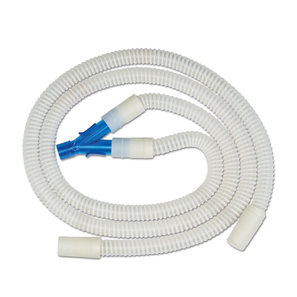 [212718] Tubo paziente trasparente con raccordo a Y, D= 22 mm, L. 1.2 mt