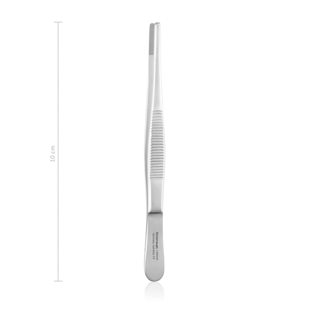 [132210] Pinza per dissezione 10 cm, larghezza media