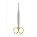 Forbici Mayo-Stille, 14,5 cm, curve, TC, punta smussa
