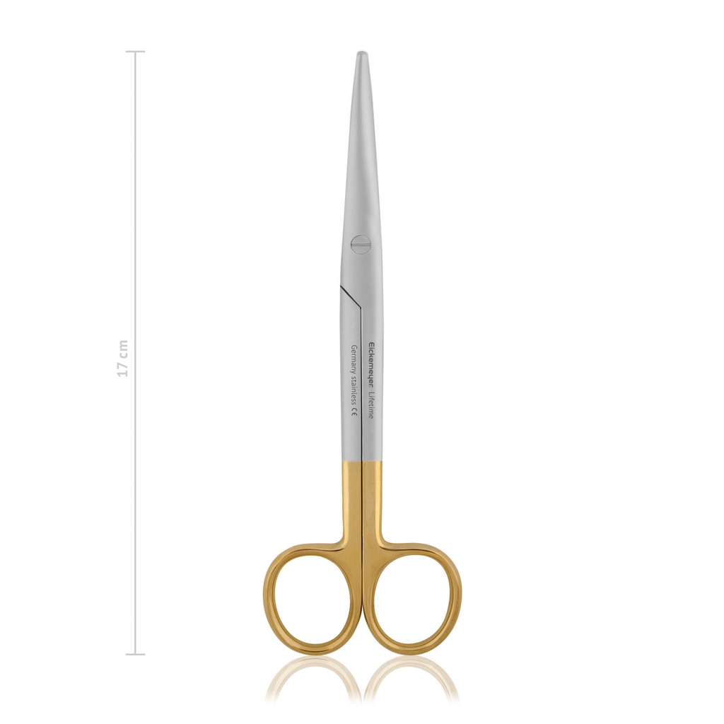 [117417] Forbici MAYO-STILLE, 17 cm, dritte, punta smussa, TC