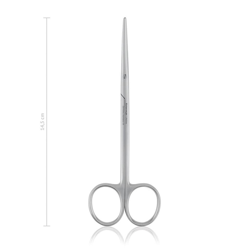 [118414] Forbici da dissezione METZENBAUM-FINO, 14,5 cm, dritte, punta smussa