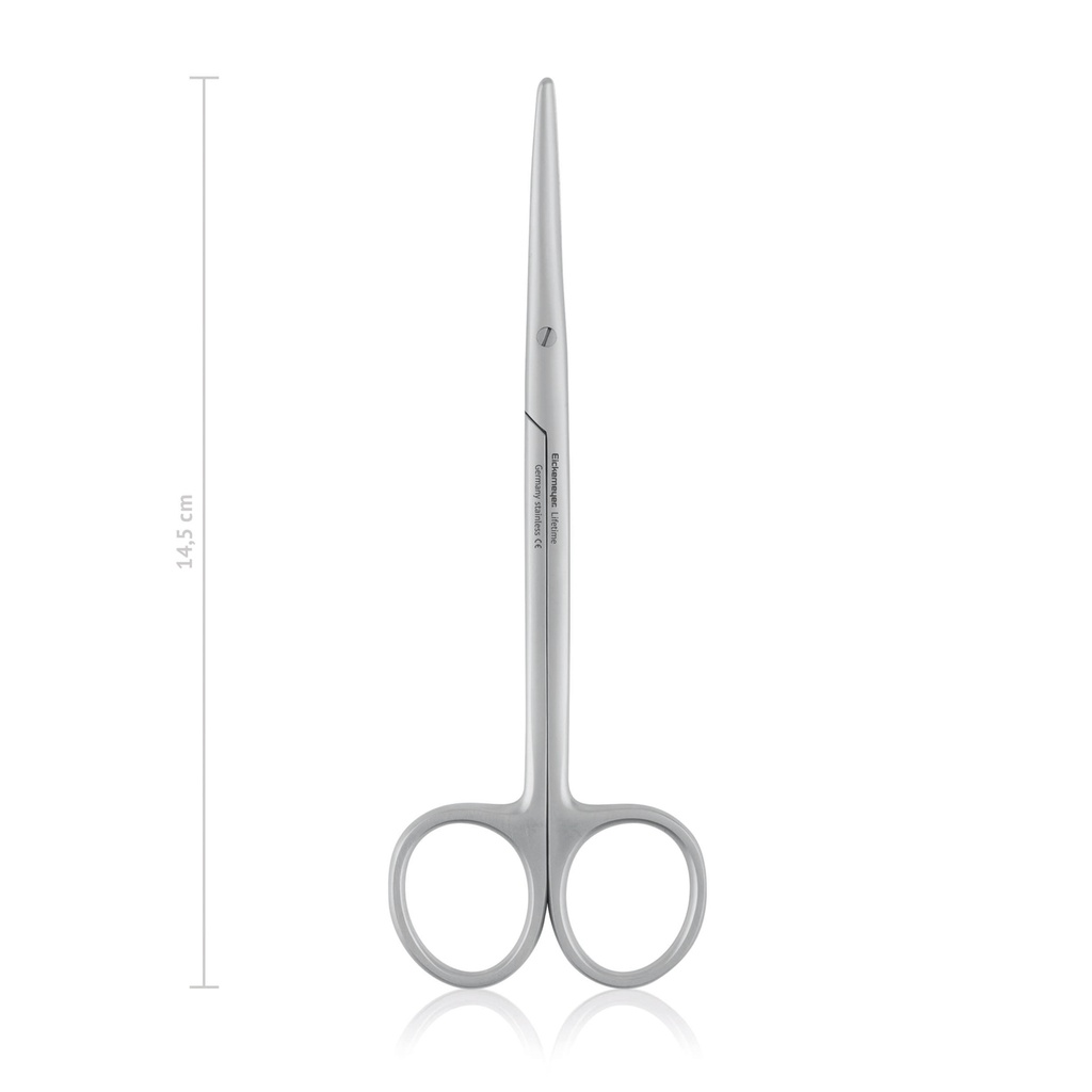[118314] Forbici da dissezione METZENBAUM, 14,5 cm, curve, punta smussa
