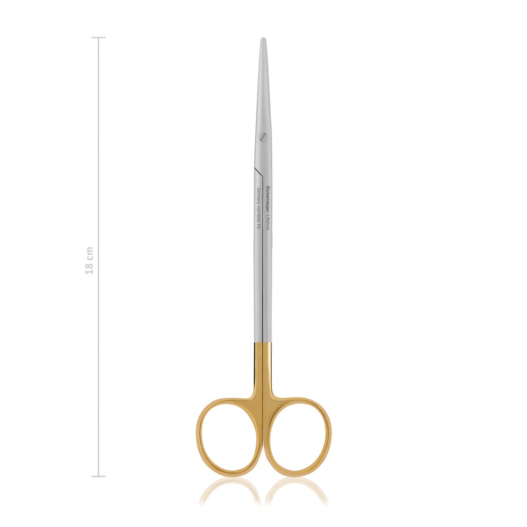 [116218] Forbici da dissezione METZENBAUM, 18 cm, dritte, TC