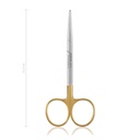 Forbici da dissezione 11,5 cm, dritte, punta smussa, TC
