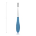 Scolla-Periostio con manico in finto legno, curvato, 19,5 cm, 14 mm, acuto