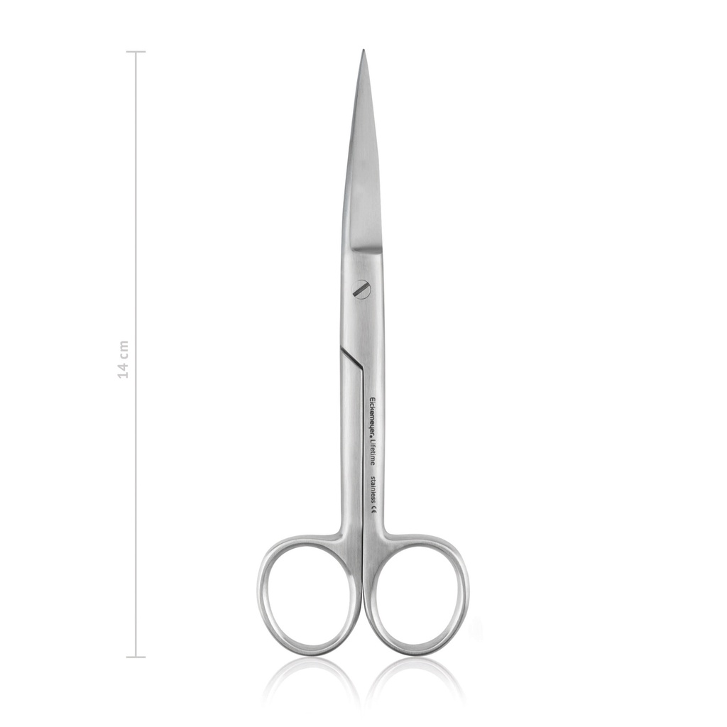 [970414] Forbici Chirurgiche 14 cm, dritte, punta acuta, LINEA ECONOMICA