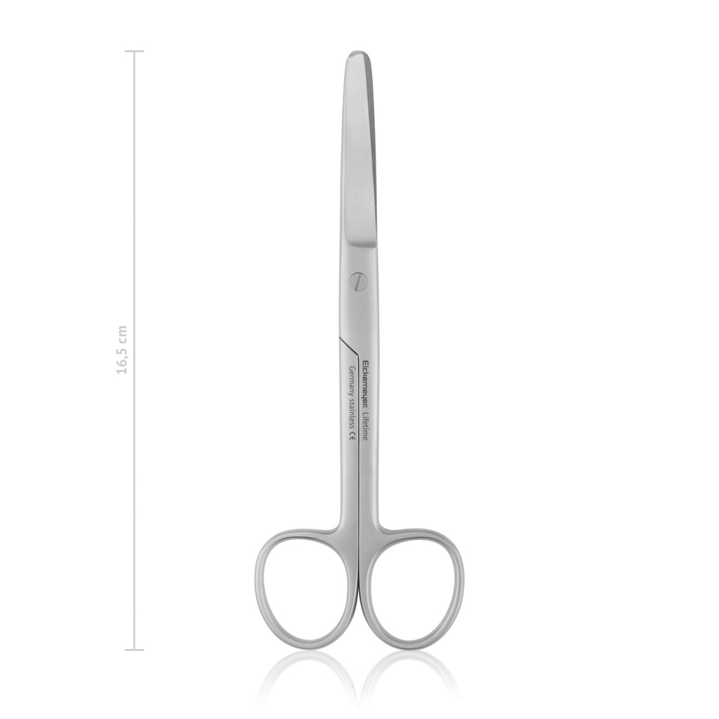 [114116] Forbici Chirurgiche 16,5 cm, curve, punta smussa