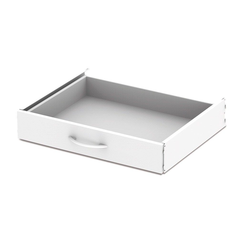 Cassetto per carrello servitore Variocar, di colore bianco