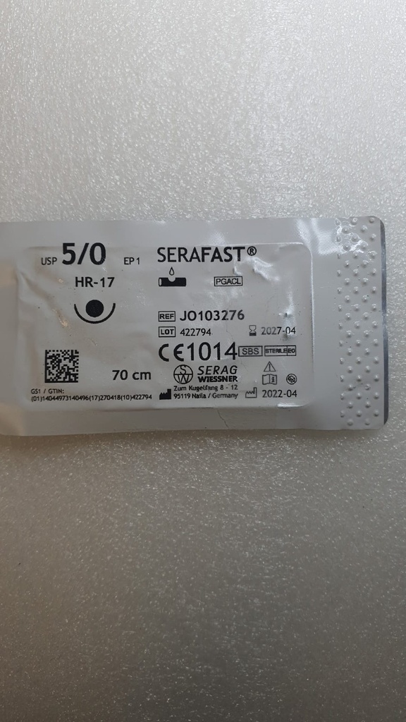 Serafast EP 1, USP 5/0 ago tondo