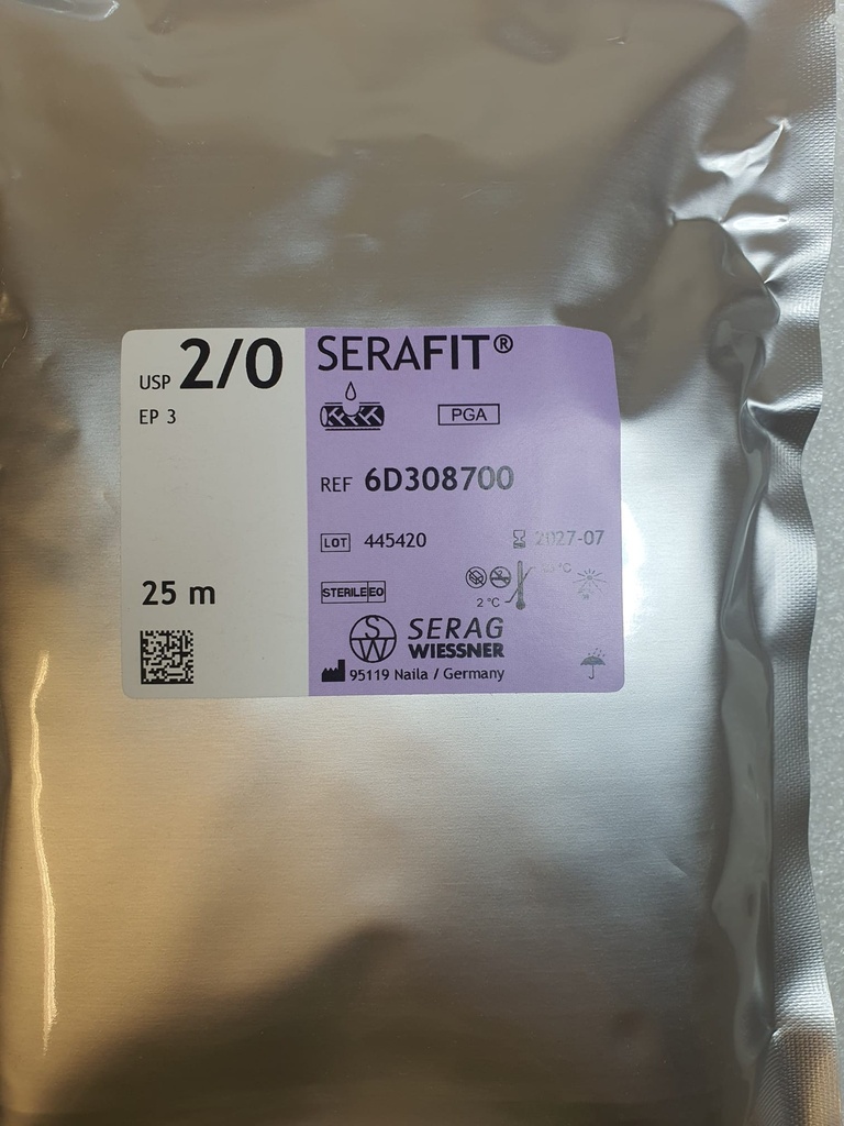 Serafit-Sutura sintetica in discoflac (2/0) EP 3, riassorbibile,cod. 6D308700 25 mt