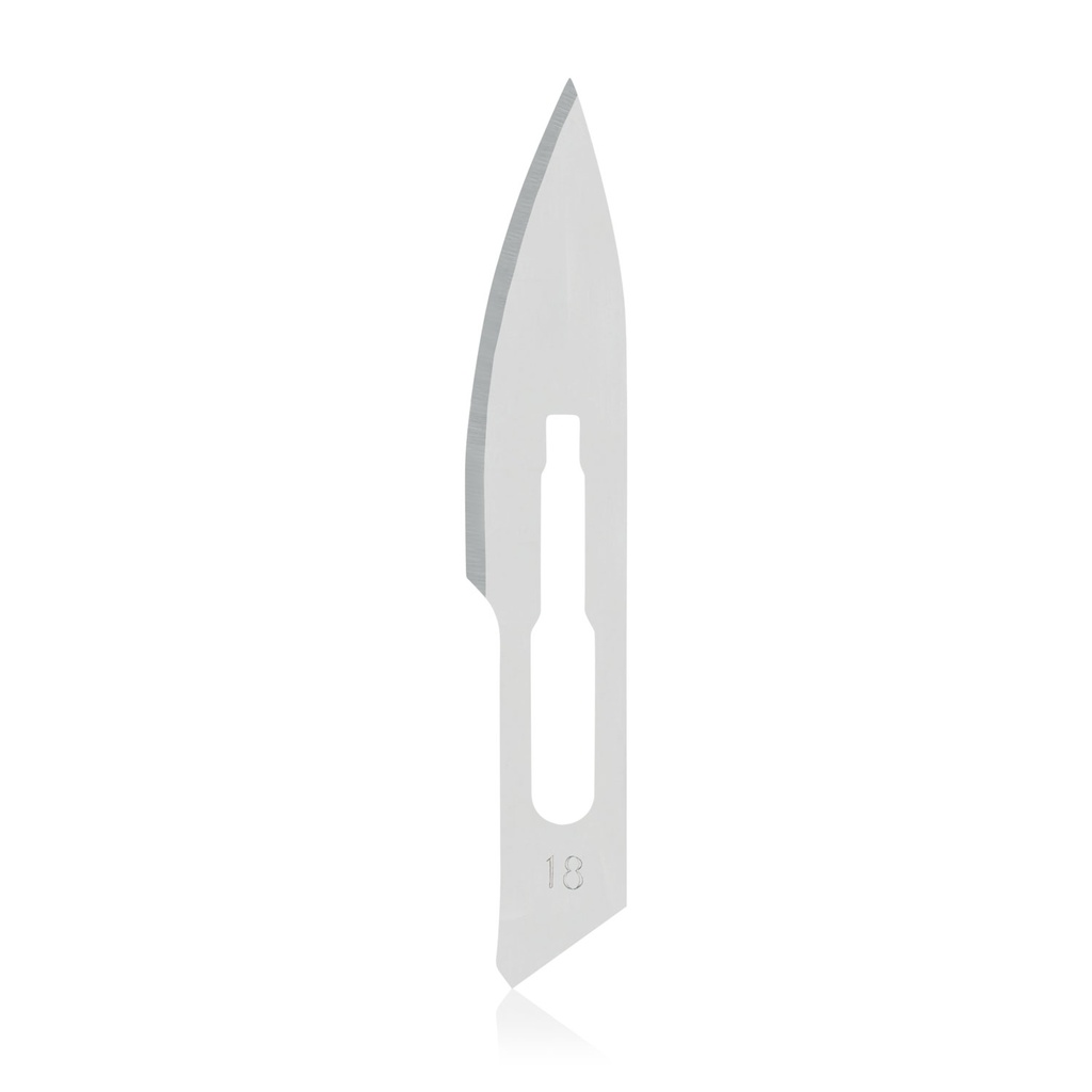 Lame bisturi standard, Fig.18 cf da 100 pz (EICKEMEYER), sterile
