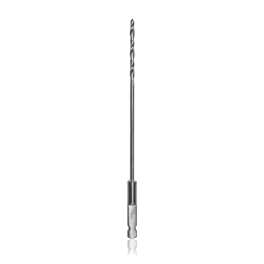 [186283] Punta trapano AO D= 3,2 mm L. 195 mm, L. utile 50 mm