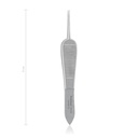 Forbice corneale St. Martin, denti 1x2 0,5 mm, 7,7 cm